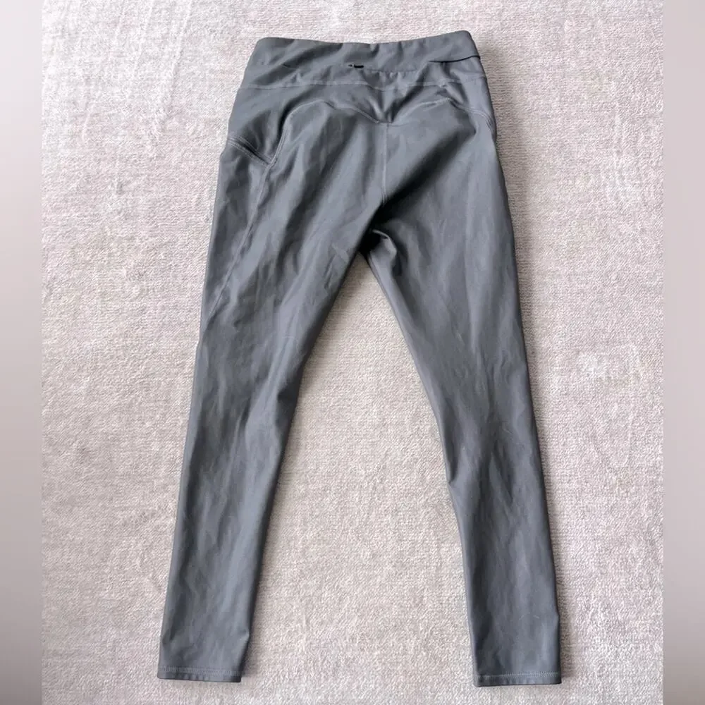 Metallic Grey Free People Movement Leggings Size S